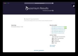 a screenshot of duosmium results